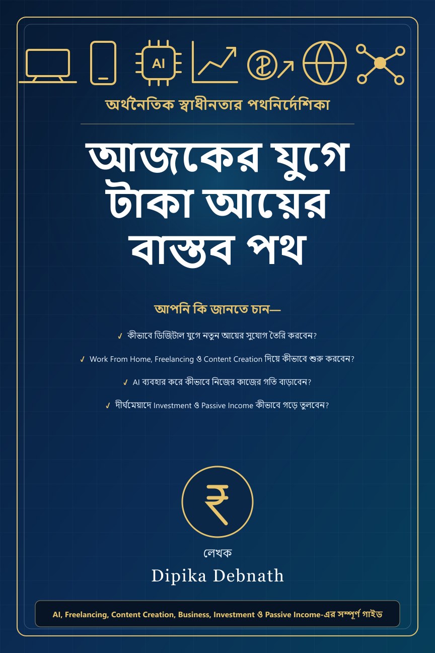 আজকের যুগে টাকা আয়ের বাস্তব পথ cover